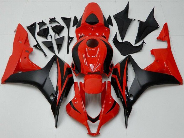 2007-2008 Honda CBR600RR Bike Fairings - Red Matte Black UK