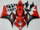 2007-2008 Honda CBR600RR Bike Fairings - Red Matte Black UK