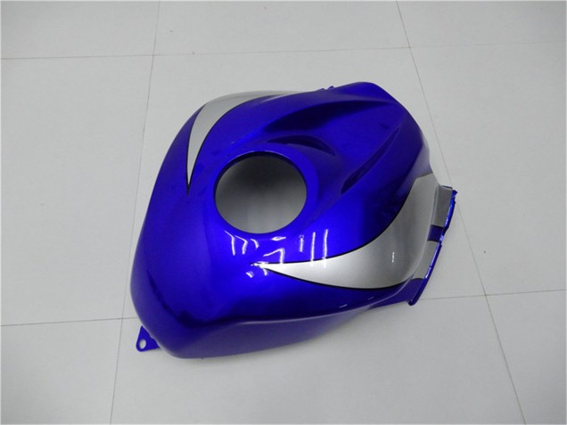 2007-2008 Honda CBR600RR Motorcycle Fairings - Silver Blue Glossy Black OEM Style UK
