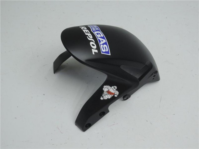 2007-2008 Honda CBR600RR Motorcycle Fairings - Matte Black Silver Grey Repsol UK