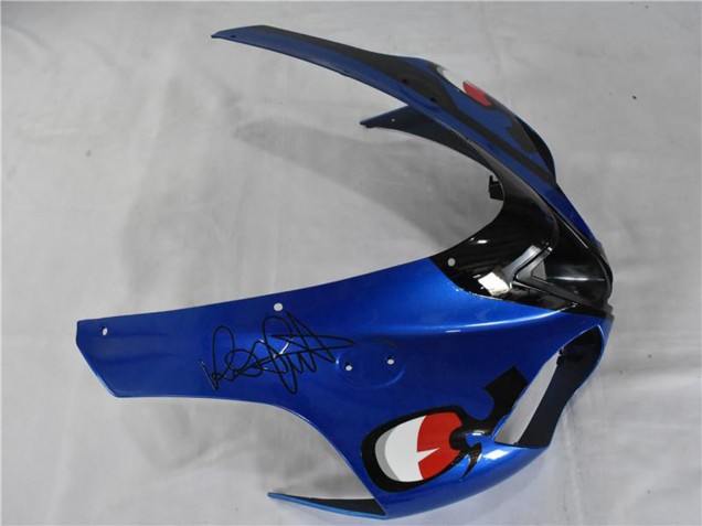 2007-2008 Kawasaki ZX6R Motorcycle Fairings - Blue Shark UK