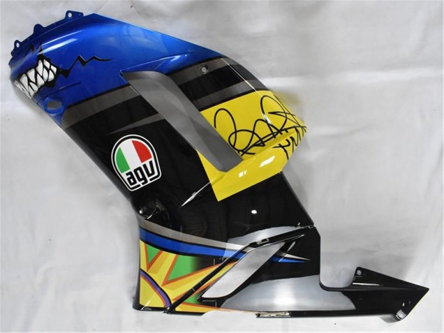 2007-2008 Kawasaki ZX6R Motorcycle Fairings - Blue Shark UK