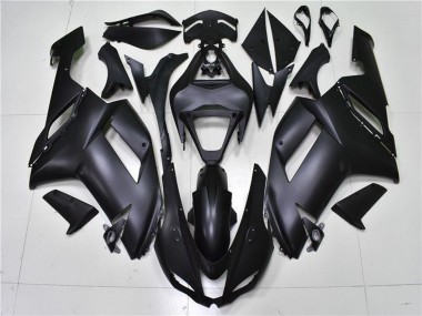 2007-2008 Kawasaki ZX6R Motorcycle Fairings - Matte Black UK