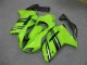 2007-2008 Kawasaki ZX6R Motorcycle Fairing Kits - Green Black UK