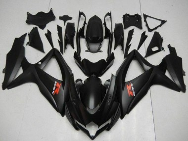 2008-2010 Suzuki GSXR 600/750 Motorcycle Fairings - Matte Black Red UK