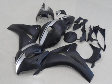 2008-2011 Honda CBR1000RR Motorcycle Fairings - Matte Black Silver UK