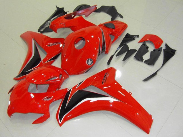 2008-2011 Honda CBR1000RR Motorcycle Fairings Kit - Red Glossy Black UK