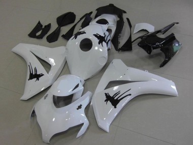 2008-2011 Honda CBR1000RR Motorcycle Fairings - White Black with Special Decals UK