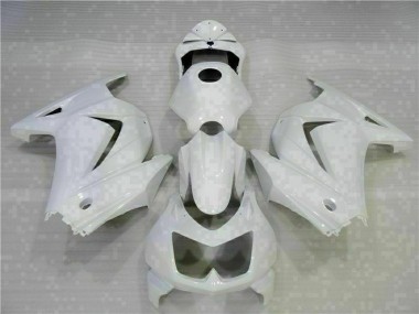 2008-2012 Kawasaki EX250 Motorcycle Fairings - White UK
