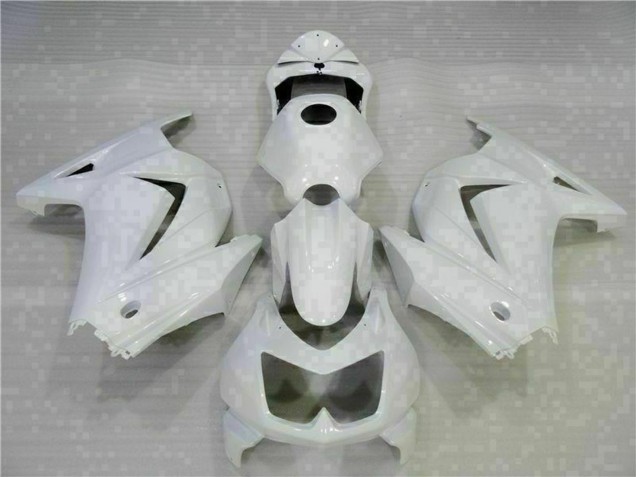 2008-2012 Kawasaki EX250 Motorcycle Fairings - White UK