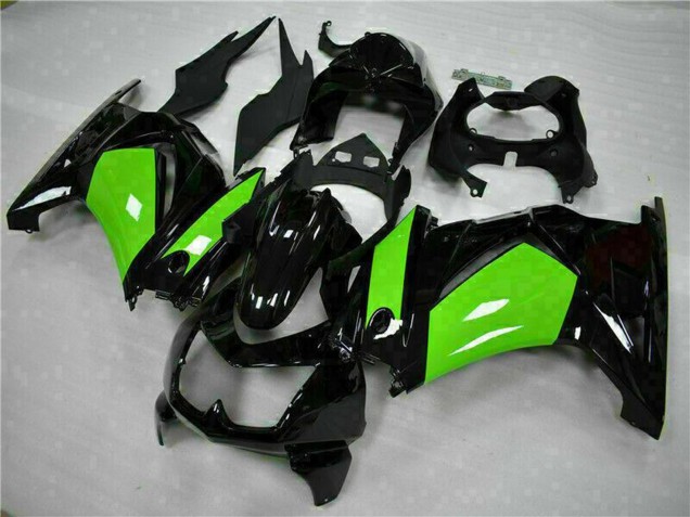 2008-2012 Kawasaki EX250 Motorcycle Fairings - Glossy Black Green UK