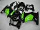 2008-2012 Kawasaki EX250 Motorcycle Fairings - Glossy Black Green UK