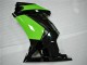 2008-2012 Kawasaki EX250 Motorcycle Fairings - Glossy Black Green UK