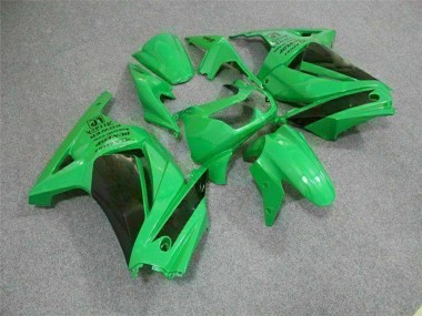 2008-2012 Kawasaki EX250 Motorcycle Fairings - Green Black UK