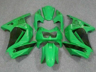 2008-2012 Kawasaki EX250 Motorcycle Fairings - Green Black UK
