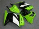 2008-2012 Kawasaki EX250 Motorcycle Fairings - Green White Black UK
