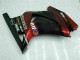2008-2012 Kawasaki EX250 Motorcycle Fairings - Glossy Black Maroon Red UK