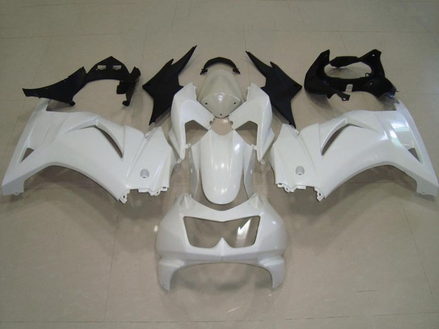 2008-2012 Kawasaki ZX250R Motorcycle Fairings - White UK