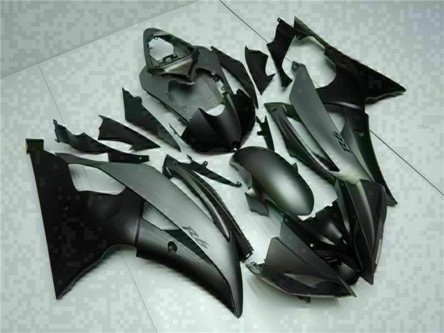 2008-2016 Yamaha YZF R6 Motorcycle Fairings - Grey Matte Black UK