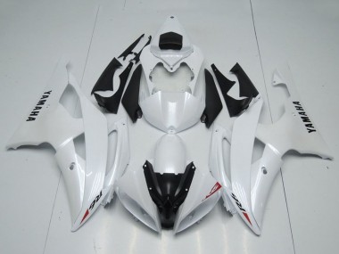 2008-2016 Yamaha YZF R6 Motorcycle Fairings - Glossy White UK