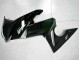 2009-2011 Kawasaki EX650 Motorcycle Fairings - Glossy Black White Decal UK