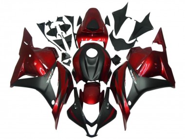 2009-2012 Honda CBR600RR Motorcycle Fairings - Red Matte Black UK