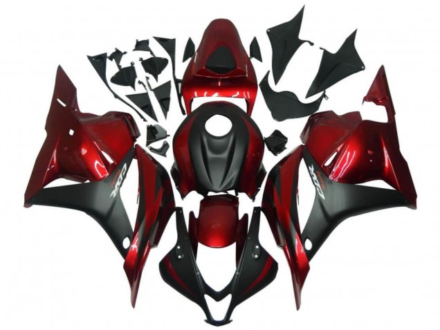 2009-2012 Honda CBR600RR Motorcycle Fairings - Red Matte Black UK