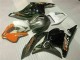 2009-2012 Honda CBR600RR Motorcycle Fairings - White Orange Glossy Black UK