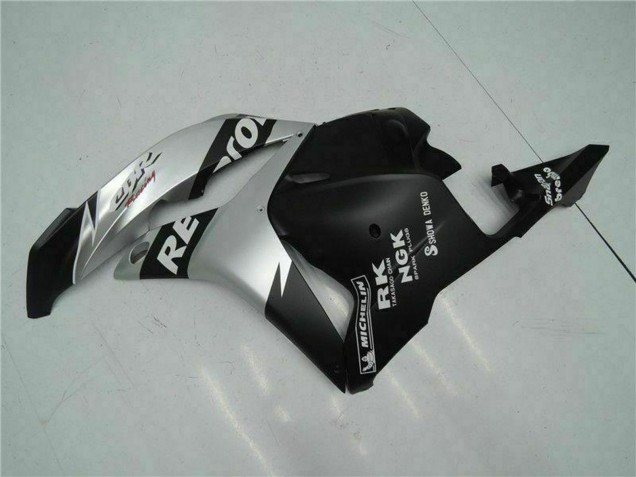 2009-2012 Honda CBR600RR Motorcycle Fairings - Silver Matte Black Repsol UK