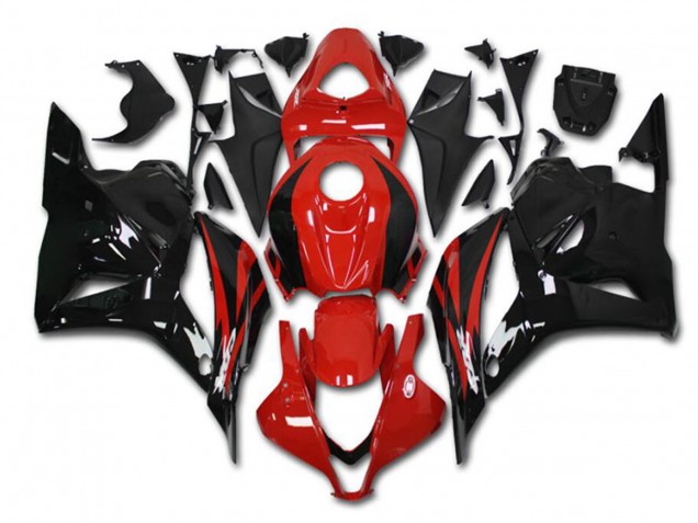 2009-2012 Honda CBR600RR Motorcycle Fairing Kits - Red Glossy Black UK