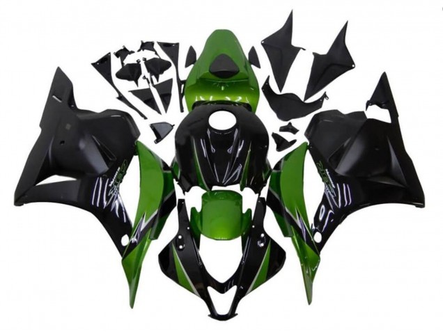 2009-2012 Honda CBR600RR Motorcycle Fairings - Black Green UK