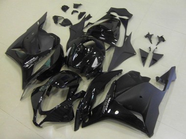 2009-2012 Honda CBR600RR Motorcycle Fairings - Glossy Black Matte Black OEM Style UK