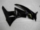 2009-2012 Kawasaki ZX6R Motorcycle Fairings - Glossy Black Gold Ninja UK