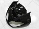 2009-2012 Kawasaki ZX6R Motorcycle Fairings - Glossy Black White Ninja UK