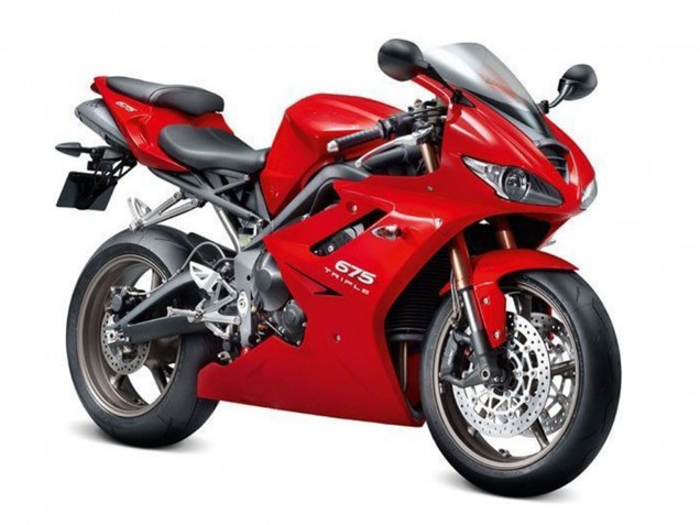 2009-2012 Triumph Daytona 675 Triple Motorcycle Fairing - Red UK