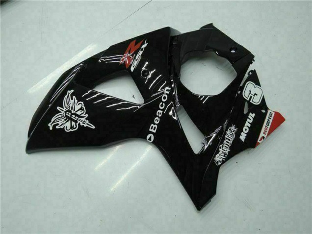 2009-2016 Suzuki GSXR 1000 Motorcycle Fairings - Glossy Black Red Beacon Motul UK