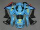 2009-2016 Suzuki GSXR 1000 Motorcycle Fairings - Blue Yellow Rizla 19 Red UK