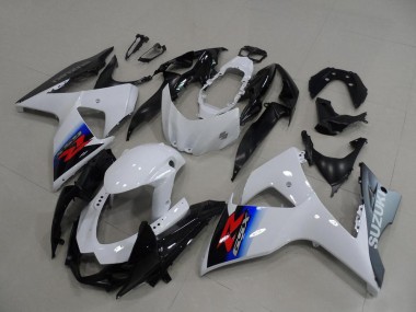 2009-2016 Suzuki GSXR 1000 Motorcycle Fairings - White Blue Silver Black UK