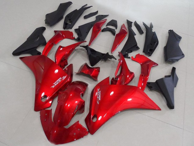2011-2015 Honda CBR250RR Motorcycle Fairings - Red Matte Black UK