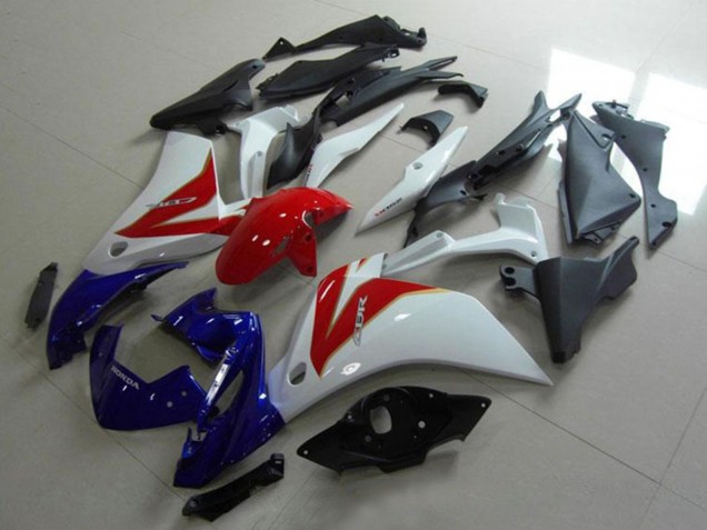 2011-2015 Honda CBR250RR Motorcycle Fairing - White Red Blue UK