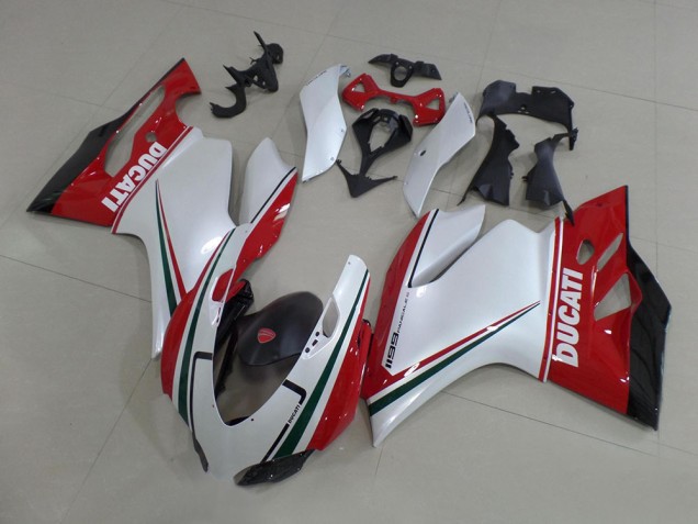 2011-2014 Ducati 1199 Motorcycle Fairing Kits - White Red Black Green UK