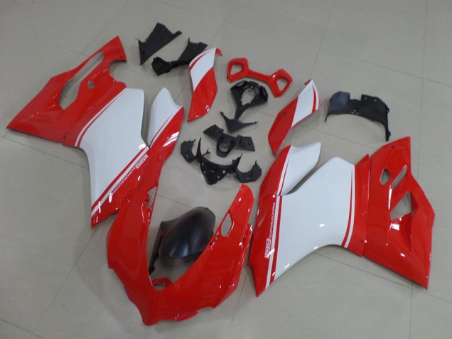 2011-2014 Ducati 1199 Motorcycle Fairings - Red White Black UK