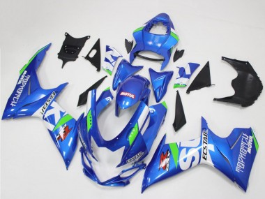 2011-2024 Suzuki GSXR 600/750 Motorcycle Fairings - Blue White Green UK