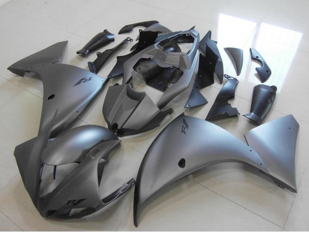 2012-2014 Yamaha YZF R1 Motorcycle Fairings - Matte Grey UK