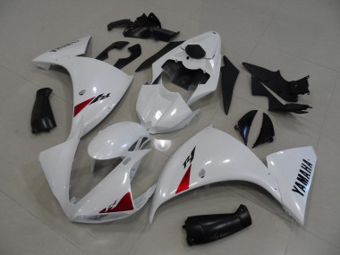 2012-2014 Yamaha YZF R1 Motorcycle Fairings - White UK