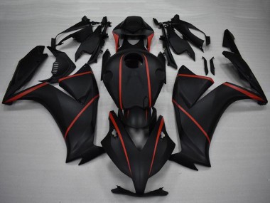 2012-2016 Honda CBR1000RR Motorcycle Fairings - Matte Black Red UK
