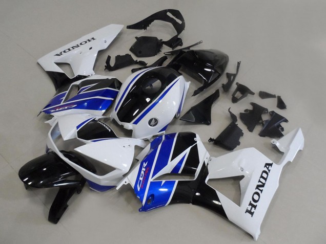 2013-2023 Honda CBR600RR Motorcycle Fairings - White Blue Glossy Black OEM Style UK