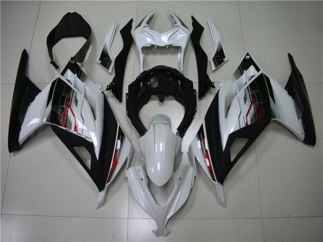 2013-2024 Kawasaki Ninja 300 EX300R Motorcycle Fairing - White Red Black UK