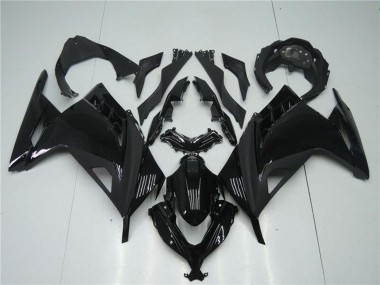 2013-2024 Kawasaki Ninja 300 EX300R Motorcycle Fairings - Glossy Black Matte Black UK