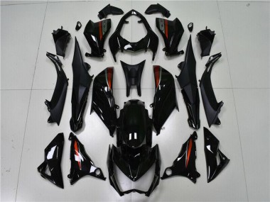 2013-2018 Kawasaki Z800 Motorcycle Fairings - Glossy Black Red Silver UK